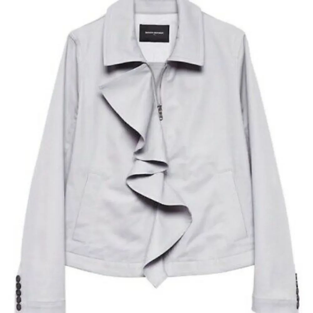 NWT Banana Republic Grey Cascade Jacket XS